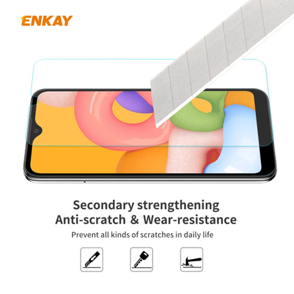 2 PCS ENKAY Hat-Prince 0.26mm 9H 2.5D Curved Edge Tempered Glass Film, For Samsung Galaxy A01, For Samsung Galaxy A10s, For Samsung Galaxy A11 / Galaxy M11, For Samsung Galaxy A21, For Samsung Galaxy A21s, For Samsung Galaxy A31, For Samsung Galaxy A41...