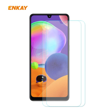 2 PCS ENKAY Hat-Prince 0.26mm 9H 2.5D Curved Edge Tempered Glass Film, For Samsung Galaxy A01, For Samsung Galaxy A10s, For Samsung Galaxy A11 / Galaxy M11, For Samsung Galaxy A21, For Samsung Galaxy A21s, For Samsung Galaxy A31, For Samsung Galaxy A41...