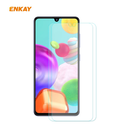 2 PCS ENKAY Hat-Prince 0.26mm 9H 2.5D Curved Edge Tempered Glass Film, For Samsung Galaxy A01, For Samsung Galaxy A10s, For Samsung Galaxy A11 / Galaxy M11, For Samsung Galaxy A21, For Samsung Galaxy A21s, For Samsung Galaxy A31, For Samsung Galaxy A41...