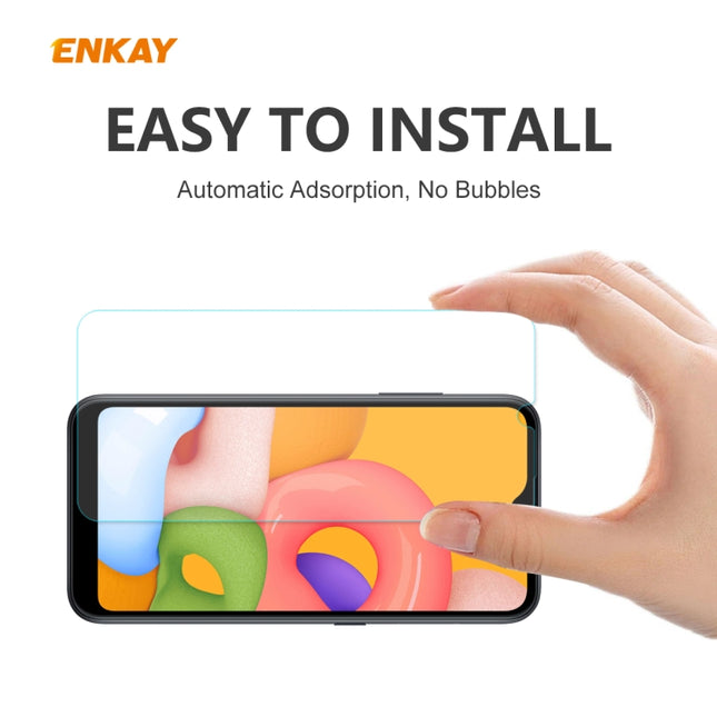 10 PCS ENKAY Hat-Prince 0.26mm 9H 2.5D Curved Edge Tempered Glass Film, For Samsung Galaxy A01, For Samsung Galaxy A10s, For Samsung Galaxy A11 / Galaxy M11, For Samsung Galaxy A21, For Samsung Galaxy A21s, For Samsung Galaxy A31�����������������������...
