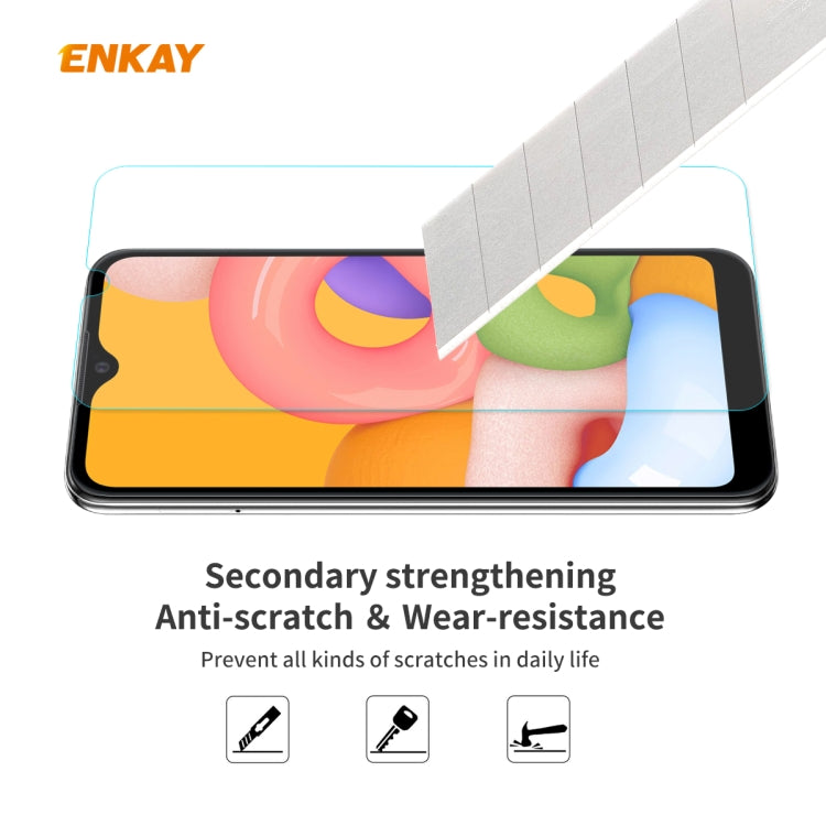 10 PCS ENKAY Hat-Prince 0.26mm 9H 2.5D Curved Edge Tempered Glass Film, For Samsung Galaxy A01, For Samsung Galaxy A10s, For Samsung Galaxy A11 / Galaxy M11, For Samsung Galaxy A21, For Samsung Galaxy A21s, For Samsung Galaxy A31, For Samsung Galaxy A4...