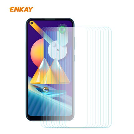 10 PCS ENKAY Hat-Prince 0.26mm 9H 2.5D Curved Edge Tempered Glass Film, For Samsung Galaxy A01, For Samsung Galaxy A10s, For Samsung Galaxy A11 / Galaxy M11, For Samsung Galaxy A21, For Samsung Galaxy A21s, For Samsung Galaxy A31�����������������������...