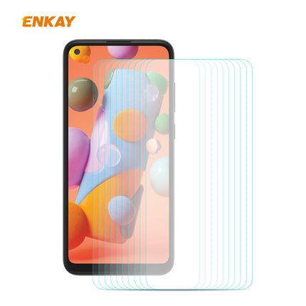 10 PCS ENKAY Hat-Prince 0.26mm 9H 2.5D Curved Edge Tempered Glass Film, For Samsung Galaxy A01, For Samsung Galaxy A10s, For Samsung Galaxy A11 / Galaxy M11, For Samsung Galaxy A21, For Samsung Galaxy A21s, For Samsung Galaxy A31�����������������������...