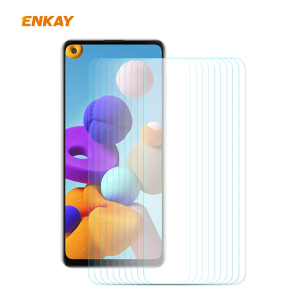 10 PCS ENKAY Hat-Prince 0.26mm 9H 2.5D Curved Edge Tempered Glass Film, For Samsung Galaxy A01, For Samsung Galaxy A10s, For Samsung Galaxy A11 / Galaxy M11, For Samsung Galaxy A21, For Samsung Galaxy A21s, For Samsung Galaxy A31�����������������������...
