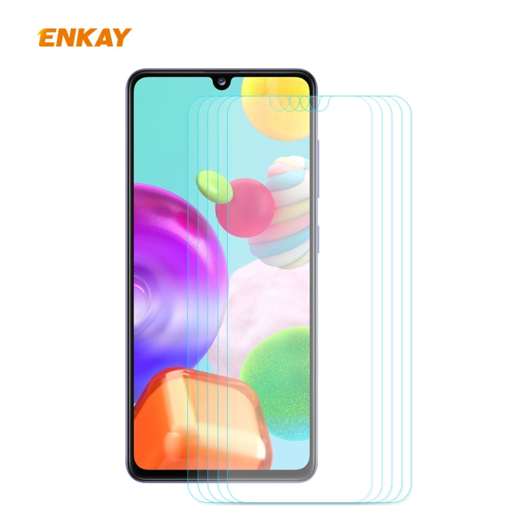 5PCS ENKAY Hat-Prince 0.26mm 9H 2.5D Curved Edge Tempered Glass Film, For Samsung Galaxy A01, For Samsung Galaxy A10s, For Samsung Galaxy A11 / M11, For Samsung Galaxy A21, For Samsung Galaxy A21s, For Samsung Galaxy M31 / M21, For Galaxy A31 5 PCS����...