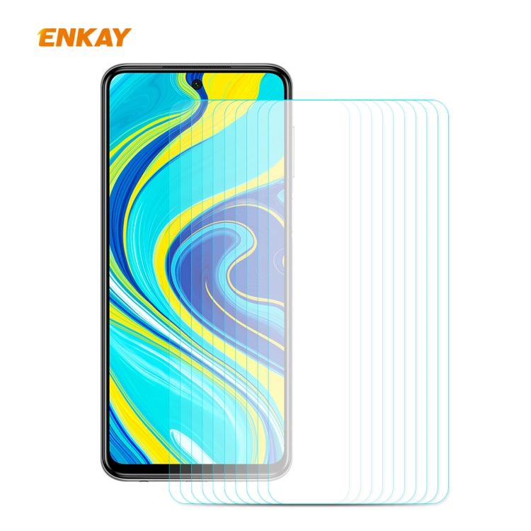 10 PCS ENKAY Hat-Prince 0.26mm 9H 2.5D Curved Edge Tempered Glass Film, For Xiaomi Mi10 Lite / Redmi 10X 5G, For Redmi 10X 4G / Redmi Note 9, For Redmi Note 9S / Note 9 Pro, For Huawei P40, For Huawei P40 Lite, For Huawei Y5p, For Huawei Y6p�����������...