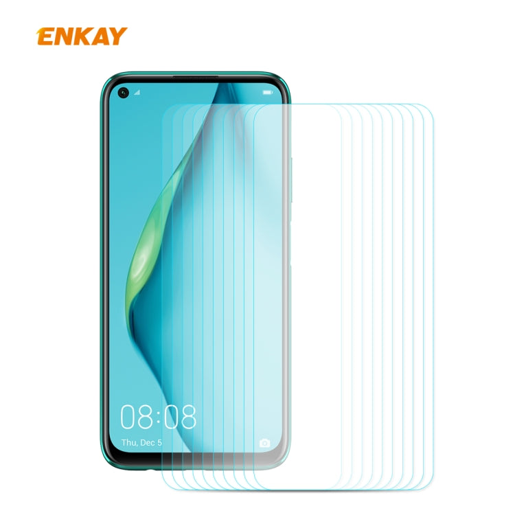 10 PCS ENKAY Hat-Prince 0.26mm 9H 2.5D Curved Edge Tempered Glass Film, For Xiaomi Mi10 Lite / Redmi 10X 5G, For Redmi 10X 4G / Redmi Note 9, For Redmi Note 9S / Note 9 Pro, For Huawei P40, For Huawei P40 Lite, For Huawei Y5p, For Huawei Y6p�����������...