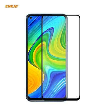 ENKAY Hat-Prince Full Glue 0.26mm 9H 2.5D Tempered Glass Full Coverage Film, For Huawei P40, For Huawei P40 Lite, For Huawei Y5p, For Huawei Y6p, For Huawei Honor X10 5G, For Huawei P40 Lite E, For Redmi 10X 4G / Redmi Note 9                           ...