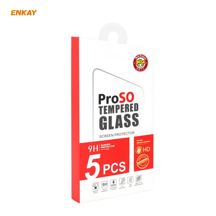 5 PCS ENKAY Hat-Prince Full Glue 0.26mm 9H 2.5D Tempered Glass Full Coverage Film, For Xiaomi Mi 10 Lite /Redmi 10X 5G, For Redmi 10X 4G / Redmi Note 9, For Redmi Note 9S / Note 9 Pro, For Huawei P40, For Huawei P40 Lite, For Huawei Y5p, For Huawei Y6p...