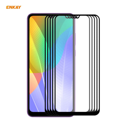 5 PCS ENKAY Hat-Prince Full Glue 0.26mm 9H 2.5D Tempered Glass Full Coverage Film, For Xiaomi Mi 10 Lite /Redmi 10X 5G, For Redmi 10X 4G / Redmi Note 9, For Redmi Note 9S / Note 9 Pro, For Huawei P40, For Huawei P40 Lite, For Huawei Y5p, For Huawei Y6p...
