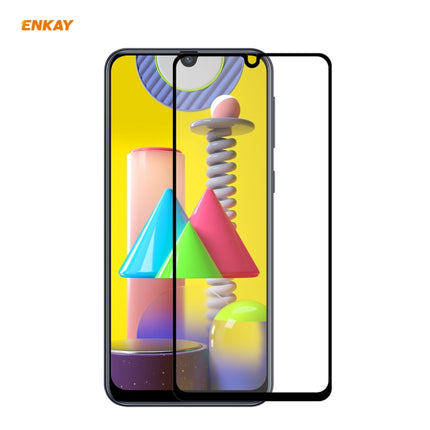 ENKAY Hat-Prince Full Glue 0.26mm 9H 2.5D Tempered Glass Full Coverage Film, For Galaxy A01, For Galaxy A11 / M11, For Galaxy M31 / M21, For Galaxy A21s, For Galaxy A31, For Galaxy A41