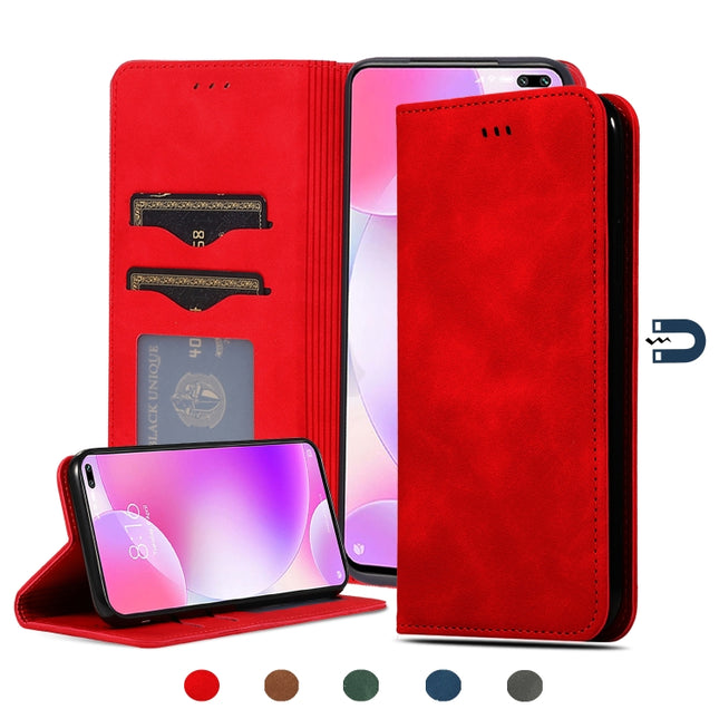 Retro Skin Feel Business Magnetic Horizontal Flip Leather Case, For Redmi K30 & Poco X2, For Redmi K30 Pro / Poco F2 Pro, For Redmi Note 9 / Redmi 10X 4G, For Redmi Note 9 Pro / Note 9S