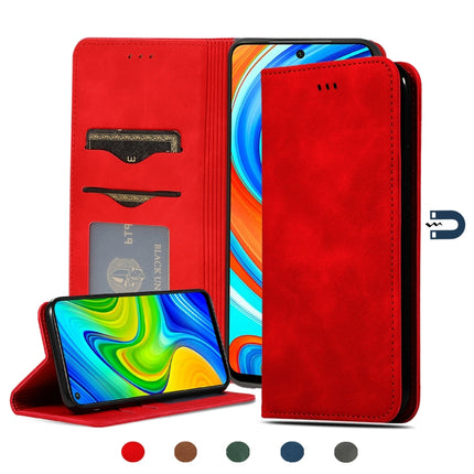 Retro Skin Feel Business Magnetic Horizontal Flip Leather Case, For Xiaomi Poco M2 Pro, For Xiaomi Mi CC9 Pro / Note 10