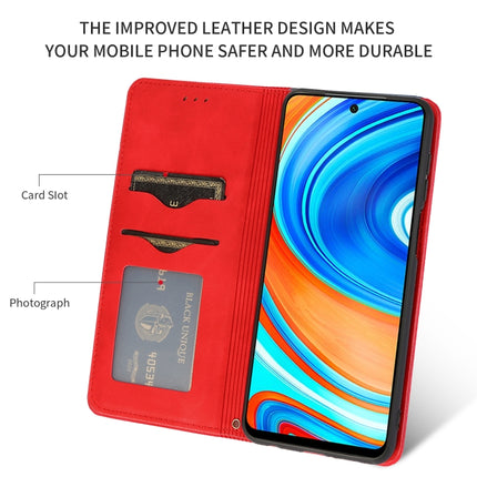 Retro Skin Feel Business Magnetic Horizontal Flip Leather Case, For Xiaomi Poco M2 Pro, For Xiaomi Mi CC9 Pro / Note 10