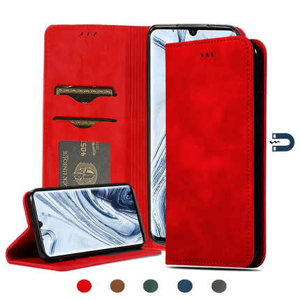 Retro Skin Feel Business Magnetic Horizontal Flip Leather Case, For Xiaomi Poco M2 Pro, For Xiaomi Mi CC9 Pro / Note 10