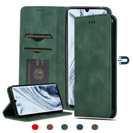 Retro Skin Feel Business Magnetic Horizontal Flip Leather Case, For Xiaomi Poco M2 Pro, For Xiaomi Mi CC9 Pro / Note 10
