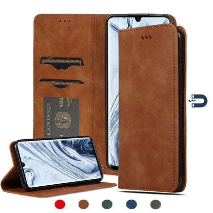 Retro Skin Feel Business Magnetic Horizontal Flip Leather Case, For Xiaomi Poco M2 Pro, For Xiaomi Mi CC9 Pro / Note 10
