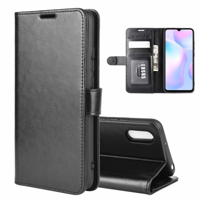 For Xiaomi Redmi 9A R64 Texture Single Horizontal Flip Protective Case with Holder & Card Slots & Wallet& Photo Frame, For Xiaomi Redmi 9A