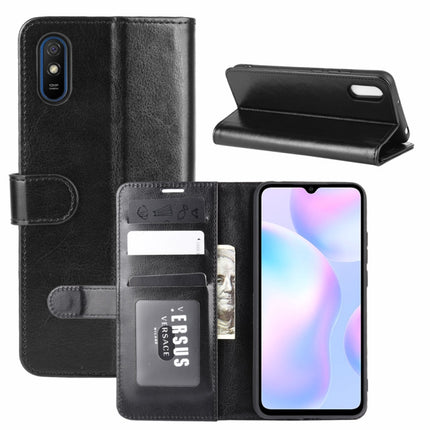 For Xiaomi Redmi 9A R64 Texture Single Horizontal Flip Protective Case with Holder & Card Slots & Wallet& Photo Frame, For Xiaomi Redmi 9A