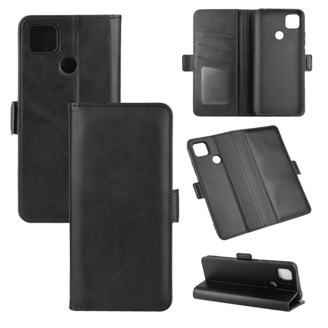 For Xiaomi Redmi 9C Dual-side Magnetic Buckle Horizontal Flip Leather Case with Holder & Card Slots & Wallet, For Redmi 9C, For Xiaomi Redmi 9C