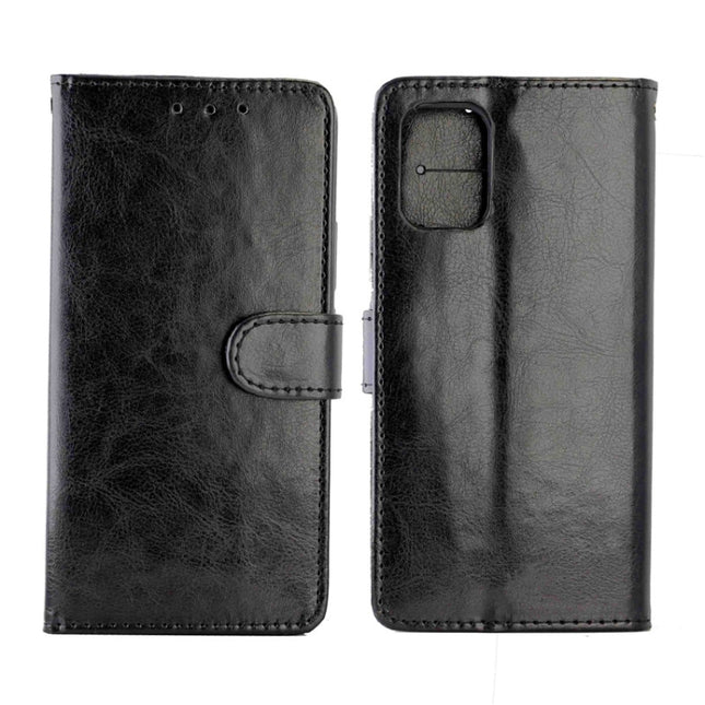 Crazy Horse Texture Leather Horizontal Flip Protective Case with Holder & Card Slots & Wallet & Photo Frame, For Xiaomi Mi 10lite, For xiaomi Redmi 10X Pro 5G/10X 5G, For Samsung Galaxy A21S