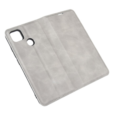 For Xiaomi Redmi 9C Retro-skin Business Magnetic Suction Leather Case with Holder & Card Slots & Wallet, For Redmi 9C