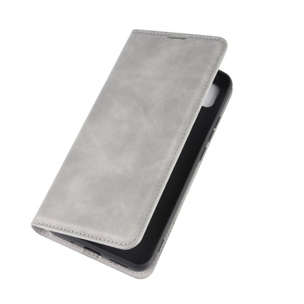 For Xiaomi Redmi 9C Retro-skin Business Magnetic Suction Leather Case with Holder & Card Slots & Wallet, For Redmi 9C