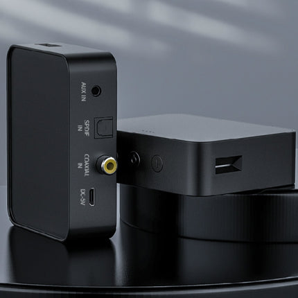 Transmisor de TV para computadora T6 Bluetooth 5.0, fibra coaxial, AUX, multifunción, tarjeta TF, transmisor de audio HiFI Bluetooth