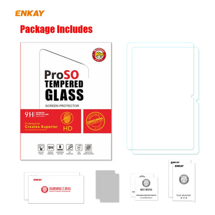 2 PCS ENKAY Hat-Prince 0.33mm 9H Surface Hardness 2.5D Explosion-proof Tempered Glass Screen Protector, For Huawei Honor V6, For Samsung Galaxy Tab A 8.4 (2020), For Lenovo M10 Plus 10.3, For Lenovo Smart Tab M10 10.1, For Lenovo E10 TB-X104F 10.1