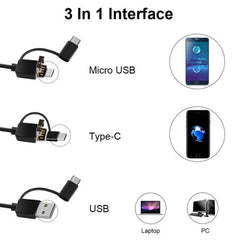 3 in 1 USB HD Digitale Inspektion Otoskop Ohr Typ Digitale Endoskop Ohrenschmalz