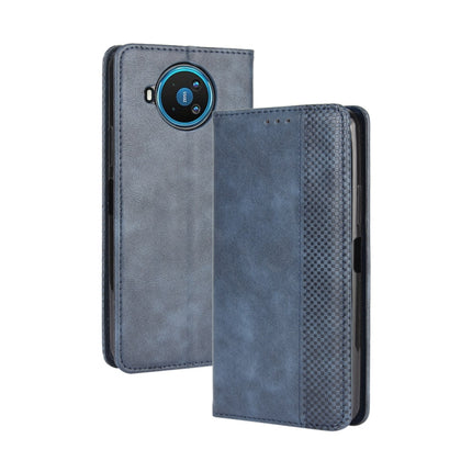 For Nokia 8.3 5G Magnetic Buckle Retro Crazy Horse Texture Horizontal Flip Leather Case  , with Holder & Card Slots & Photo Frame, For Nokia 8.3 5G