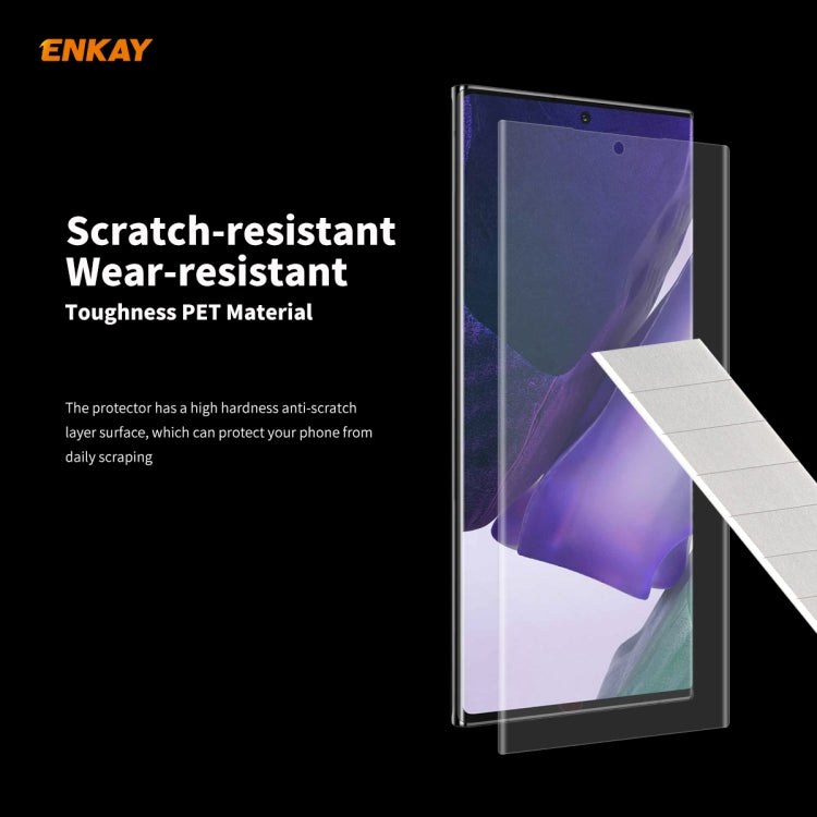 For Samsung Galaxy Note 20 Ultra ENKAY Hat-Prince 3D Full Screen PET Curved Hot Bending HD Screen Protector Soft Film, For Samsung Galaxy Note 20 Ultra, For Samsung Galaxy Note 20 Ultra 5G