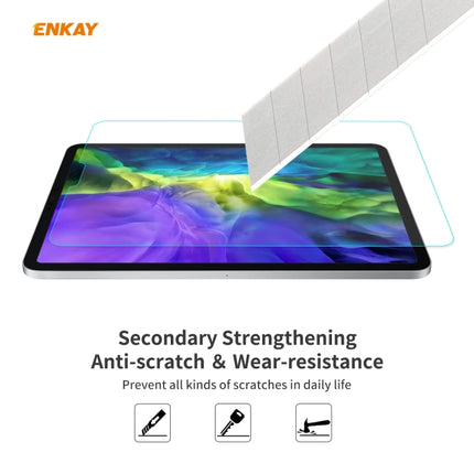 Para iPad Pro 11 2020/2018 2 piezas ENKAY Hat-Prince 0,33 mm 9H Dureza superficial 2.5D Protector de vidrio templado a prueba de explosiones, para iPad Pro 11 2022/2021/2020/2018 (2 piezas)