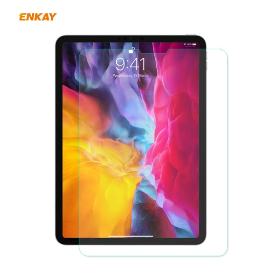 For iPad Pro 11 2020 / 2018 2 PCS ENKAY Hat-Prince 0.33mm 9H Surface Hardness 2.5D Explosion-proof Tempered Glass Protector, For iPad Pro 11 2022 / 2021 / 2020 / 2018(2pcs)