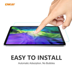 For iPad Pro 11 2020 / 2018 2 PCS ENKAY Hat-Prince 0.33mm 9H Surface Hardness 2.5D Explosion-proof Tempered Glass Protector, For iPad Pro 11 2022 / 2021 / 2020 / 2018(2pcs)