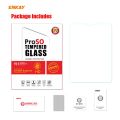 For iPad Pro 11 2020 / 2018 2 PCS ENKAY Hat-Prince 0.33mm 9H Surface Hardness 2.5D Explosion-proof Tempered Glass Protector, For iPad Pro 11 2022 / 2021 / 2020 / 2018(2pcs)