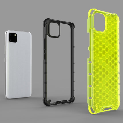 For OPPO Realme C15 Shockproof Honeycomb PC + TPU Case