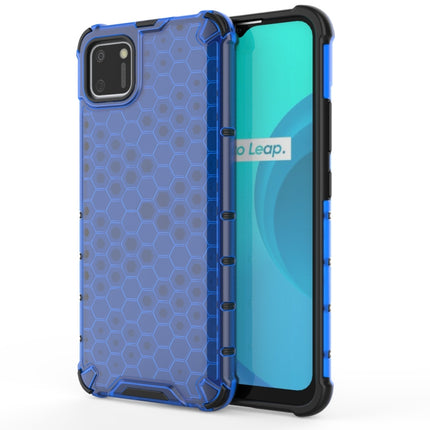 For OPPO Realme C15 Shockproof Honeycomb PC + TPU Case