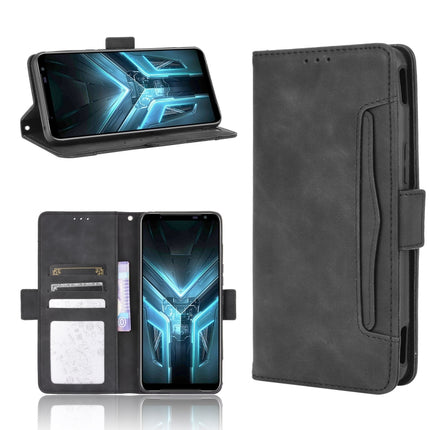 For Asus ROG Phone 3 ZS661KS Wallet Style Skin Feel Calf Pattern Leather Case ，with Separate Card Slot, For Asus ROG Phone 3 ZS661KS