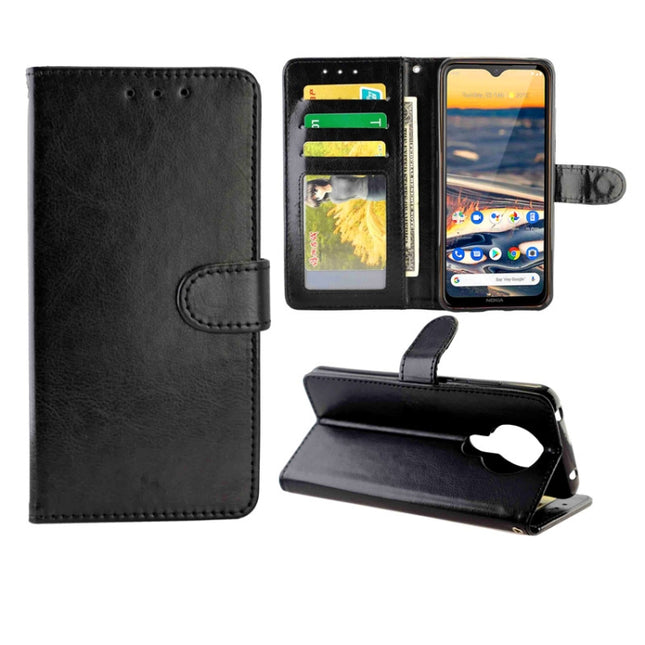 Crazy Horse Texture Leather Horizontal Flip Protective Case with Holder & Card Slots & Wallet & Photo Frame, For Nokia5.3, For Samsung Galaxy Note20 Ultra 5G, For Huawei Y6p(2020)