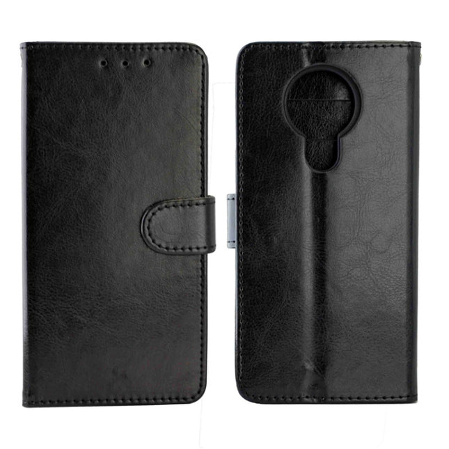 Crazy Horse Texture Leather Horizontal Flip Protective Case with Holder & Card Slots & Wallet & Photo Frame, For Nokia5.3, For Samsung Galaxy Note20 Ultra 5G, For Huawei Y6p(2020)