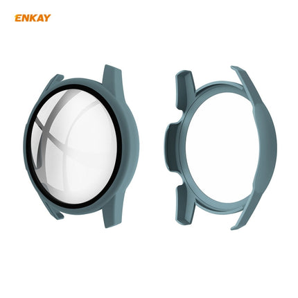 For Huawei Watch GT 2 46mm ENKAY Hat-Prince ENK-AC8202 Full Coverage PC Frosted Case + 9H Tempered Glass Protector