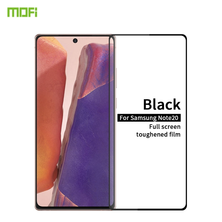 MOFI 9H 2.5D Full Screen Tempered Glass Film（Ultrasonic fingerprint unlock）, For Galaxy Note20