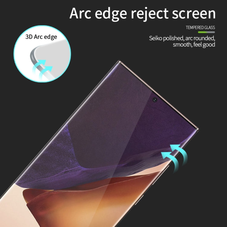 MOFI 9H 3D Explosion Proof Thermal Bending Full Screen Covered With Tempered Glass Film（Ultrasonic fingerprint unlock）