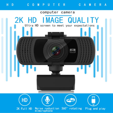 Richwell PC-06 Mini 360 Degrees Rotating 4.0 MP HD Auto Focus PC Webcam with Noise Reduction Microphone