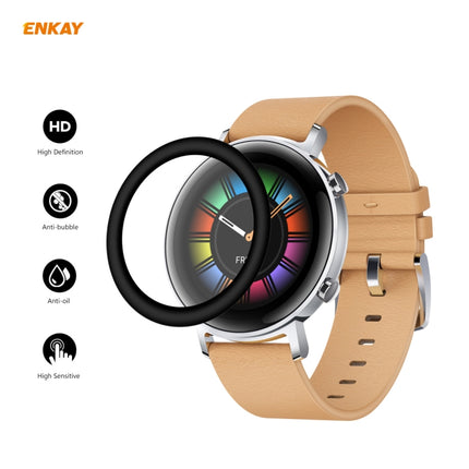 2 PCS ENKAY Hat-Prince 3D Full Screen Soft PC Edge + PMMA HD Screen Protector Film, For Huawei Watch GT 2 42mm, For Samsung Galaxy Active 2 40mm, For Samsung Galaxy Active 2 44mm, For Xiaomi Mi Band 4, For Fitbit Versa 2