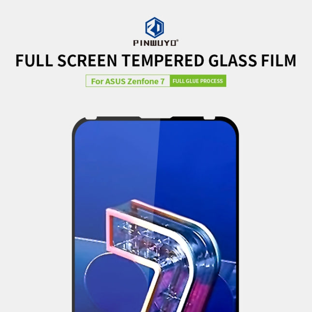 PINWUYO 9H 2.5D Full Screen Tempered Glass Film