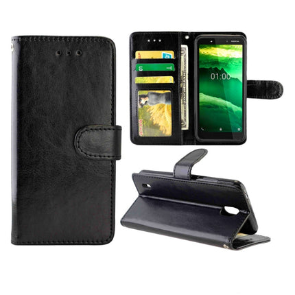 Crazy Horse Texture Leather Horizontal Flip Protective Case with Holder & Card Slots & Wallet & Photo Frame, For Xiaomi Redmi 9, For Xiaomi Redmi 9A, For Xiaomi Redmi 9C, For OPPO Reno4, For Nokia C1