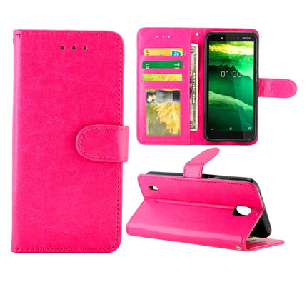 Crazy Horse Texture Leather Horizontal Flip Protective Case with Holder & Card Slots & Wallet & Photo Frame, For Xiaomi Redmi 9, For Xiaomi Redmi 9A, For Xiaomi Redmi 9C, For OPPO Reno4, For Nokia C1