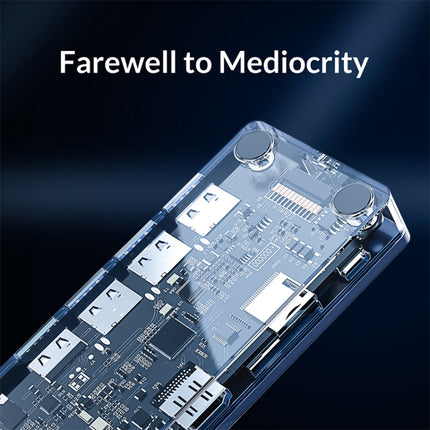 ORICO WB-8P 8-in-1 Type-C Transparent HUB, WB-8P